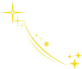 Vector Illustration of Sparkles Star