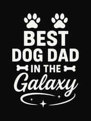 Best Dog Dad Galaxy