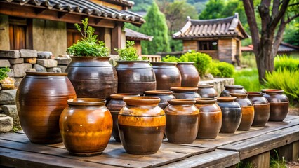 Fototapeta premium Korean Traditional Heritage Collection, Authentic Korean Traditions