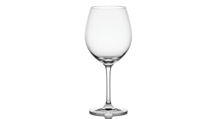 Elegant crystal champagne flute isolated on transparent background, sparkling wine glass for celebrations and special occasions