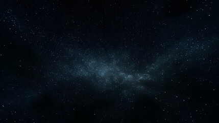 Obraz premium Glittering stars and galaxy in outer space, black background.