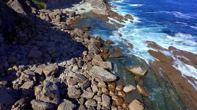 rocky coast of the Atlantic Ocean