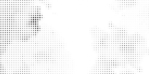 Abstract halftone pattern with scattered black dots forming a soft gradient texture. Perfect for abstract, texture, halftone, graphic, and modern creative design.