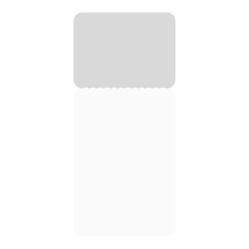 Vertical White Paper With Light Gray Bar At Top Keywords: paper, white, blank, empty, document, sheet, page, copy space isolated on a transparent background