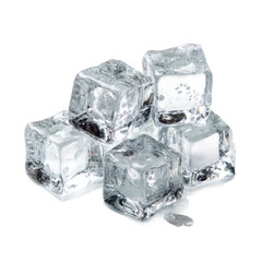 ice cubes [Transparent Background PNG].
