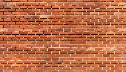 Fototapeta premium Timeless pattern of weathered reddish-brown bricks, forming a sturdy, aged architectural surface texture background perfect for design
