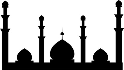 taj mahal silhouette