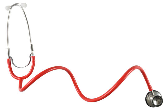 Isolated Stethoscope For February Heart Health Month