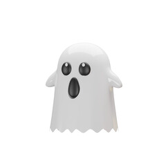 Cute Ghost for Halloween PNG Transparent Background