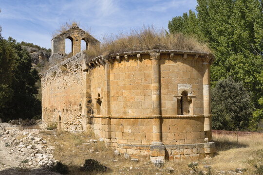 Church of San Mart&iacute;n del Casuar in Montejo de la Vega de la Serrezuela, Segovia, Spain