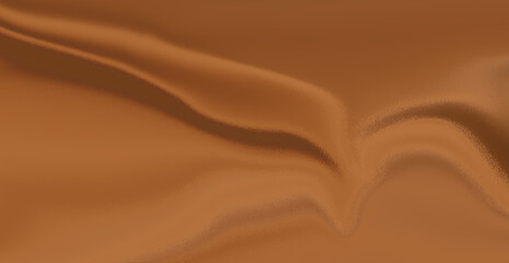 Smooth Melted Chocolate or Caramel Flow Abstract Texture Background for Food, Cosmetic, or Luxury Concepts
