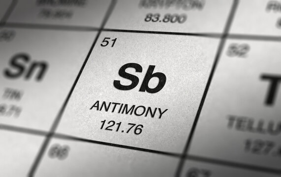 ANTIMONY Element 51 of the periodic table