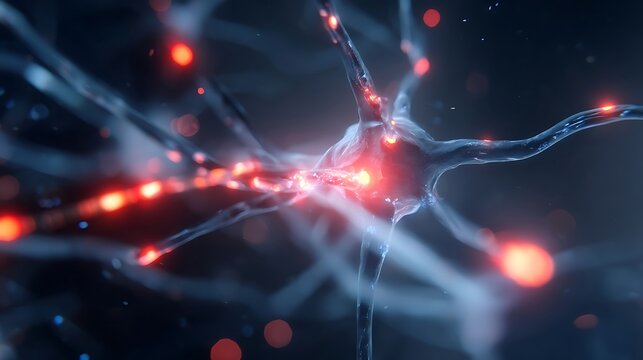 disruption. A ghostly neural network with pulsing red warning lights, hinting at future disruptions in connectivity. symbolizing interconnected systems and collaborative progress.