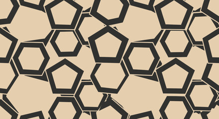 Hexagons & pentagons pattern