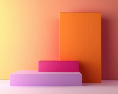 Floating progress bars representing model training, minimalist aesthetic