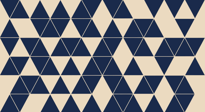 Dark & light triangles form an abstract geometric pattern