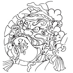 Daruma Tattoo 001