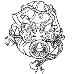Daruma Tattoo 007