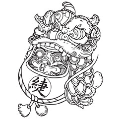 Daruma Tattoo 009