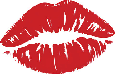 red lips print