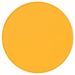 A vibrant yellow circle is centered against a clean white backdrop, creating a simple yet striking visual effect. The minimalist design is perfect for various applications.