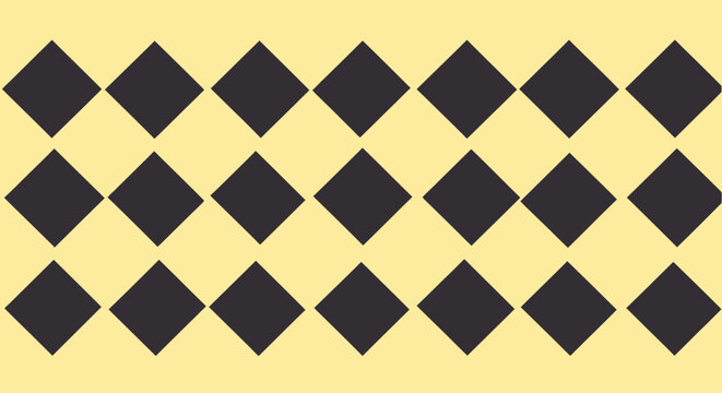 Symmetrical dark rhombi pattern on light background