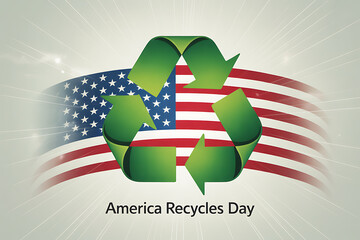 Celebrate America Recycles Day with a green initiative and show your patriotic spirit, promoting sustainability for a brighter future with eco awareness