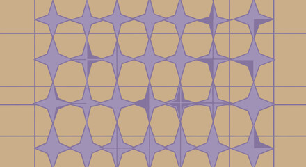 Star pattern on grid