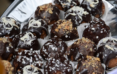 sale of a sweet homemade food on a display