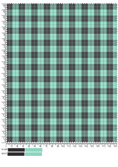 A seamless green gingham fabric texture with a classic checkered pattern makes a great vintage picnic tablecloth design