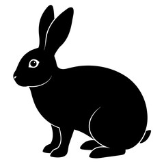 vector illustration of a rabbit