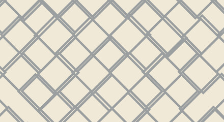 Light grey trellis pattern on off-white background
