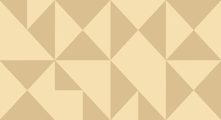 Geometric beige shapes create abstract mosaic