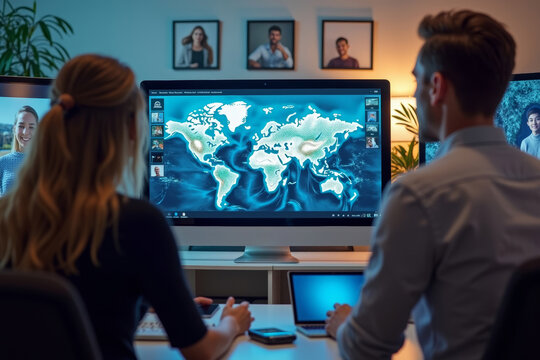 Experience the Best Panoramic Video Conferencing Technology in Action: A Seamless Online Webinar Offering Participants a Virtual Step into Immersive Digital Environment.
