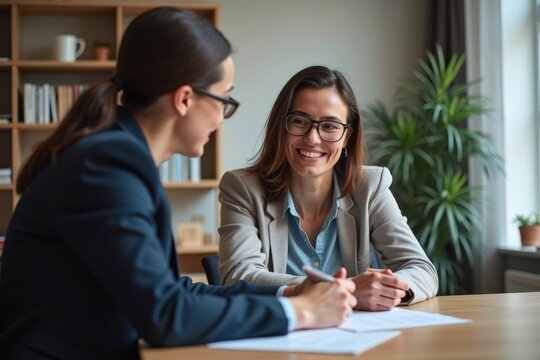 A photo series documenting an accident disability claims attorney working closely with a injured client to navigate the legal process and achieve justice