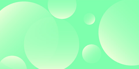 Yellow circles gradient on green abstract background. Modern graphic design element.