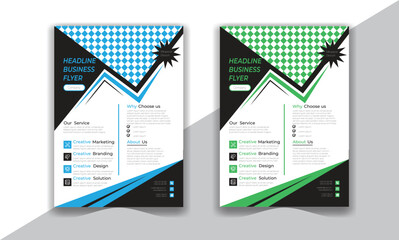 Professional Corporate Business Flyer Layout For Startup And Branding