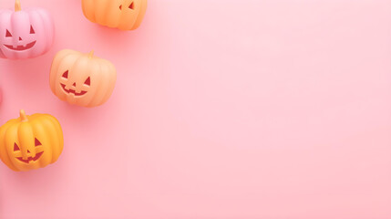 halloween background with pumpkin