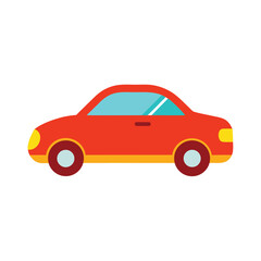 Car Vector On White Background