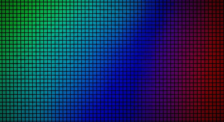 Colorful Pixel Grid Background