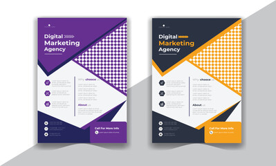 Corporate Business Flyer Design For Company Advertisement And Promotion