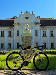 Fototapeta premium Cycling Adventure in the Countryside with a Road Bike