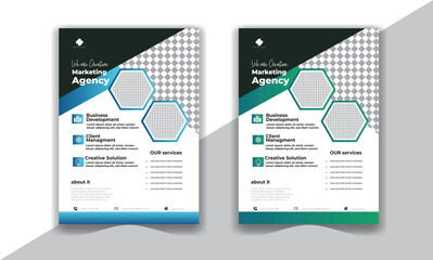 Corporate Business Flyer Design For Agency Marketing And Branding Campaign