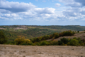 an autumn in the mountains in Bulgaria