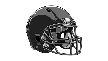 American Football Helmet – Vector Illustration AI EPS PNG JPEG