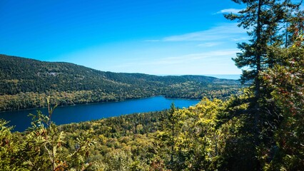 Fototapeta premium Jordan Cliffs Trail Jordan Pond Acadia National Park Maine