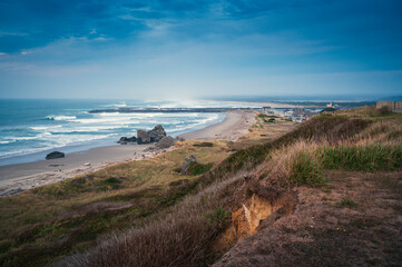 Beautiful sea stacks or rock formations in Bandon Oregon