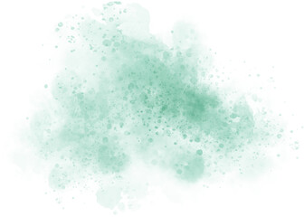 Watercolor stain decoration