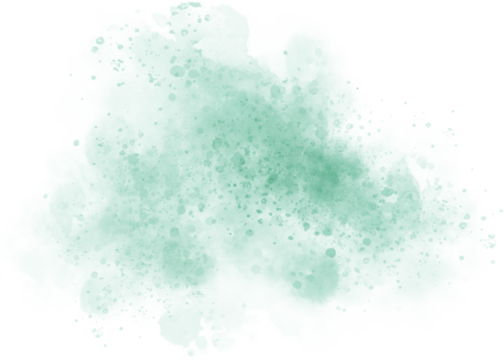 Watercolor stain decoration