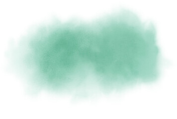 Watercolor stain decoration